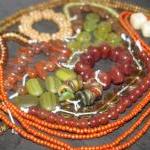Orange & Olive Picasso Czec..